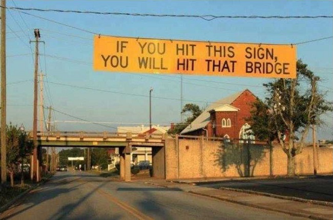 20 Weird and Bizarre Roads Signs That Will Make You Stop In Your Tracks